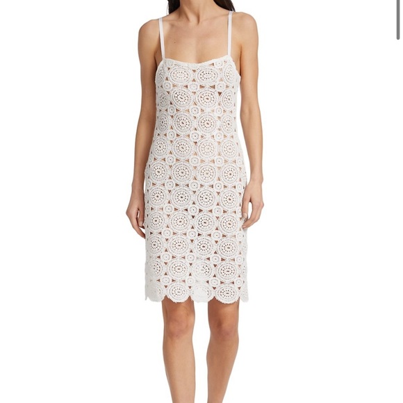 ROTATE Birger Christensen Silke Cotton Slip Dress - Picture 4 of 11